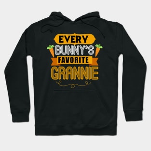 WOMEN'S EVERY BUNNYS FAVORITE GRANNIE SHIRT CUTE EASTER GIFT Hoodie